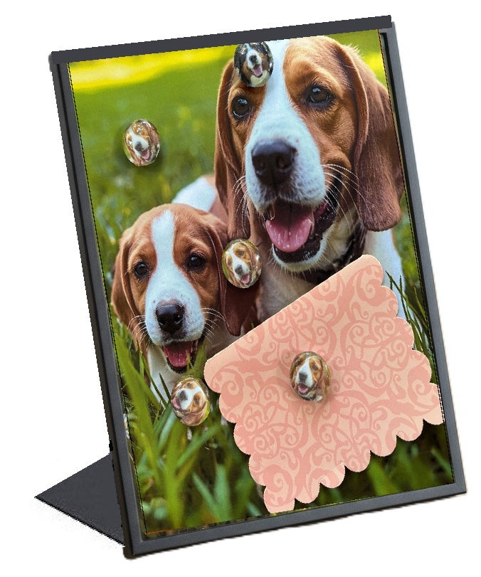 Beagle Desktop Magnet/Memo Board