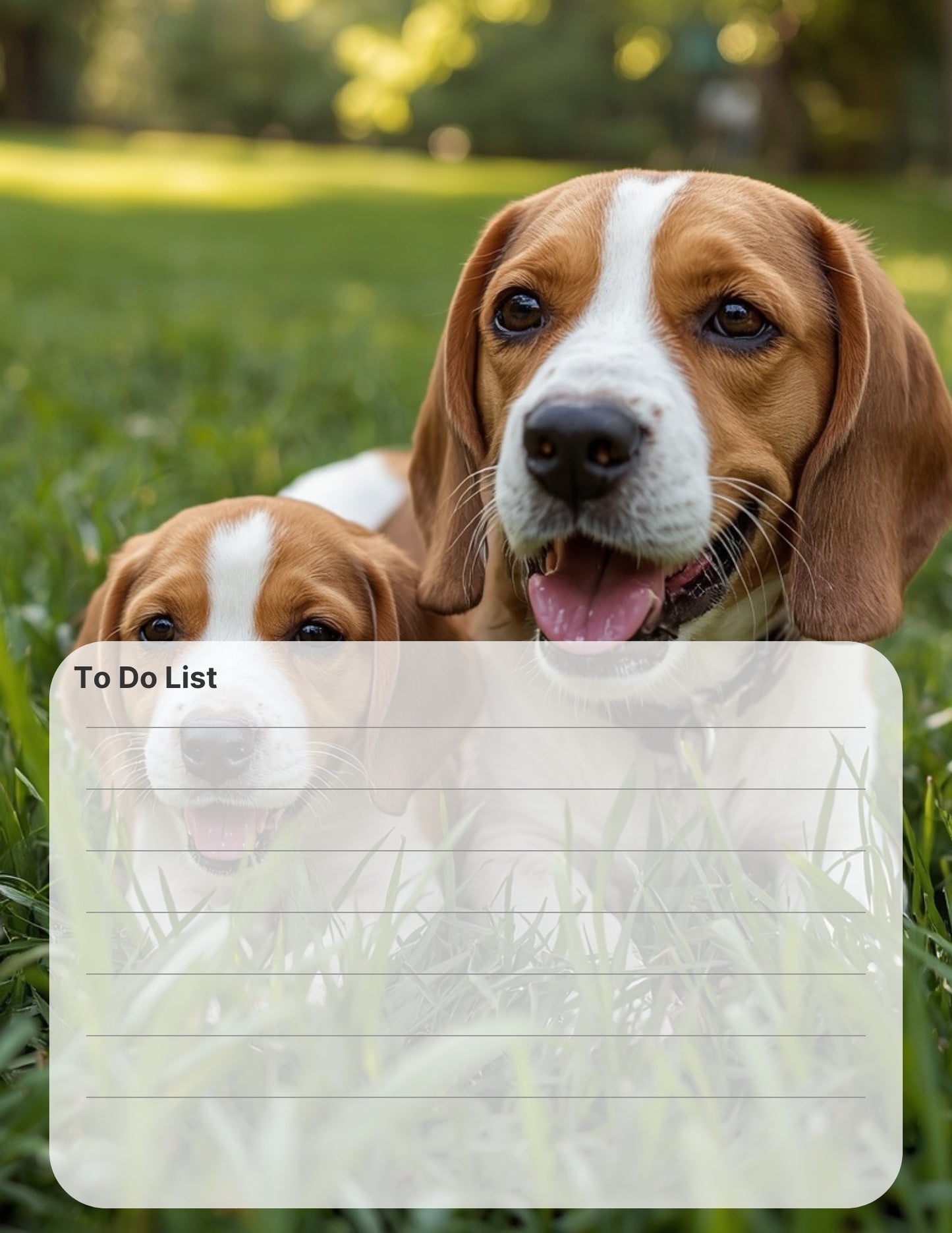 Beagle Desktop Magnet/Memo Board