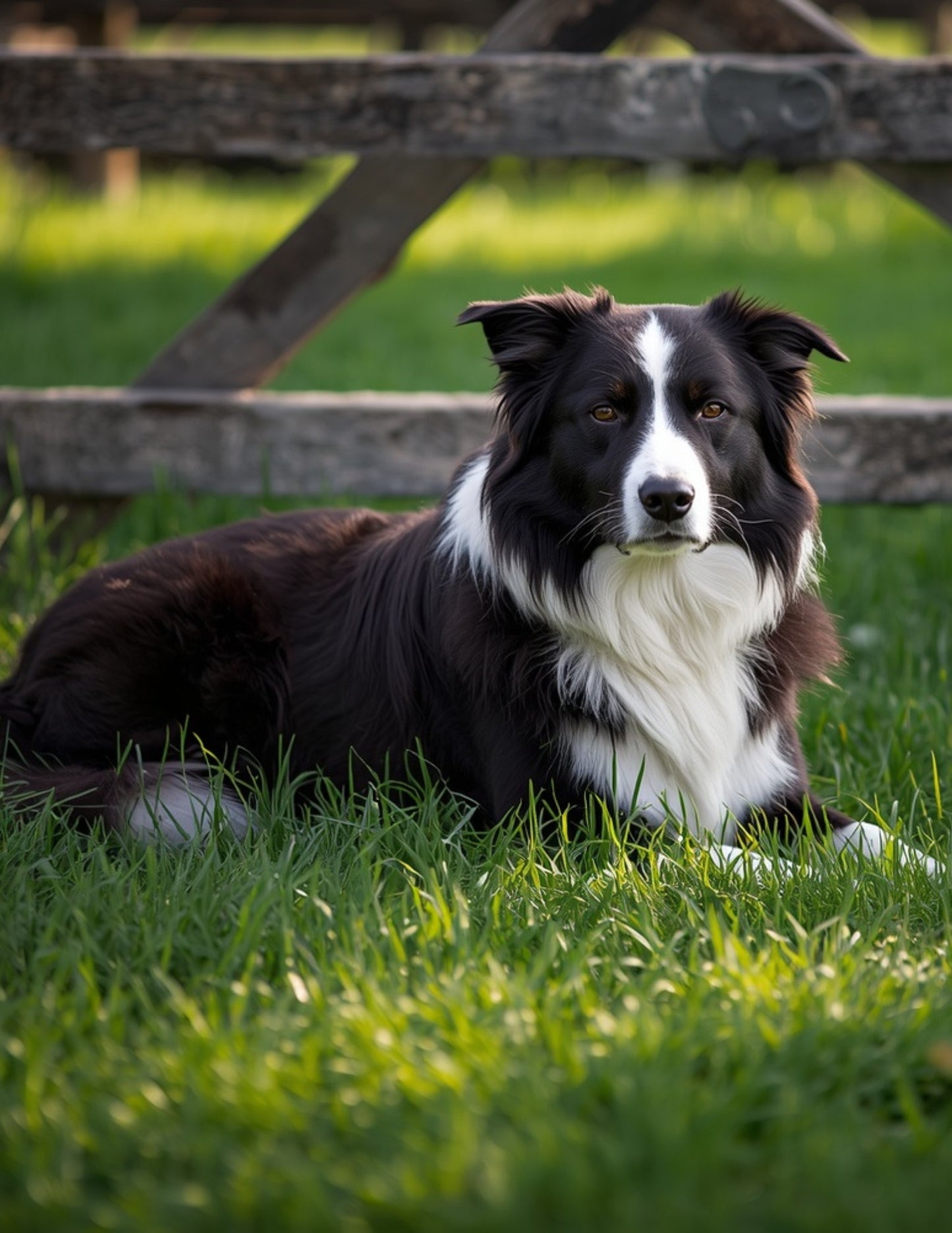 Border Collie Desktop Magnet/Memo Board