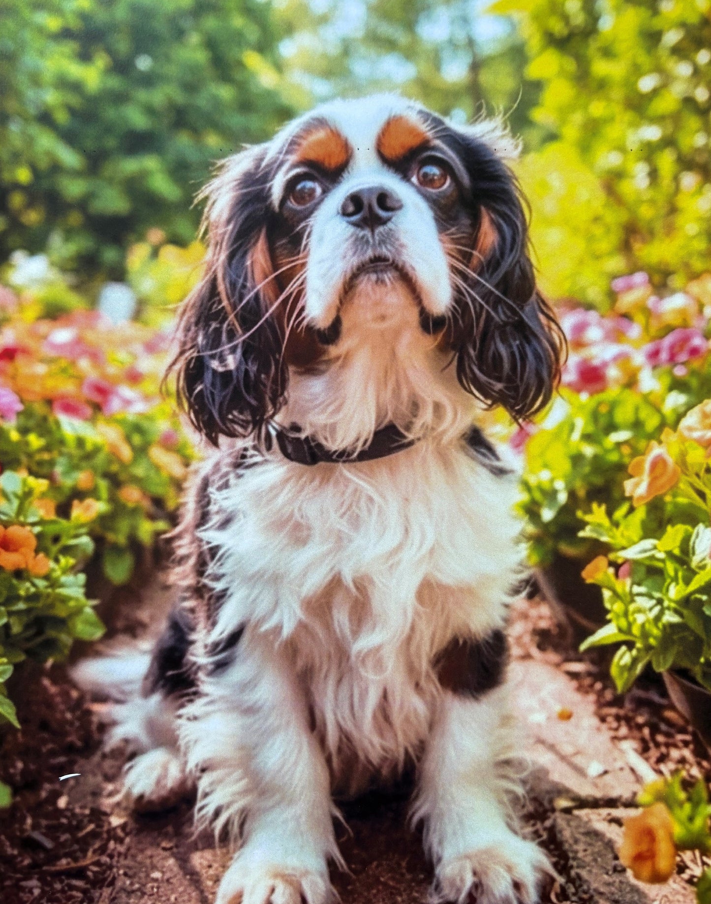 Cavalier King Charles Desktop Magnet/Memo Board
