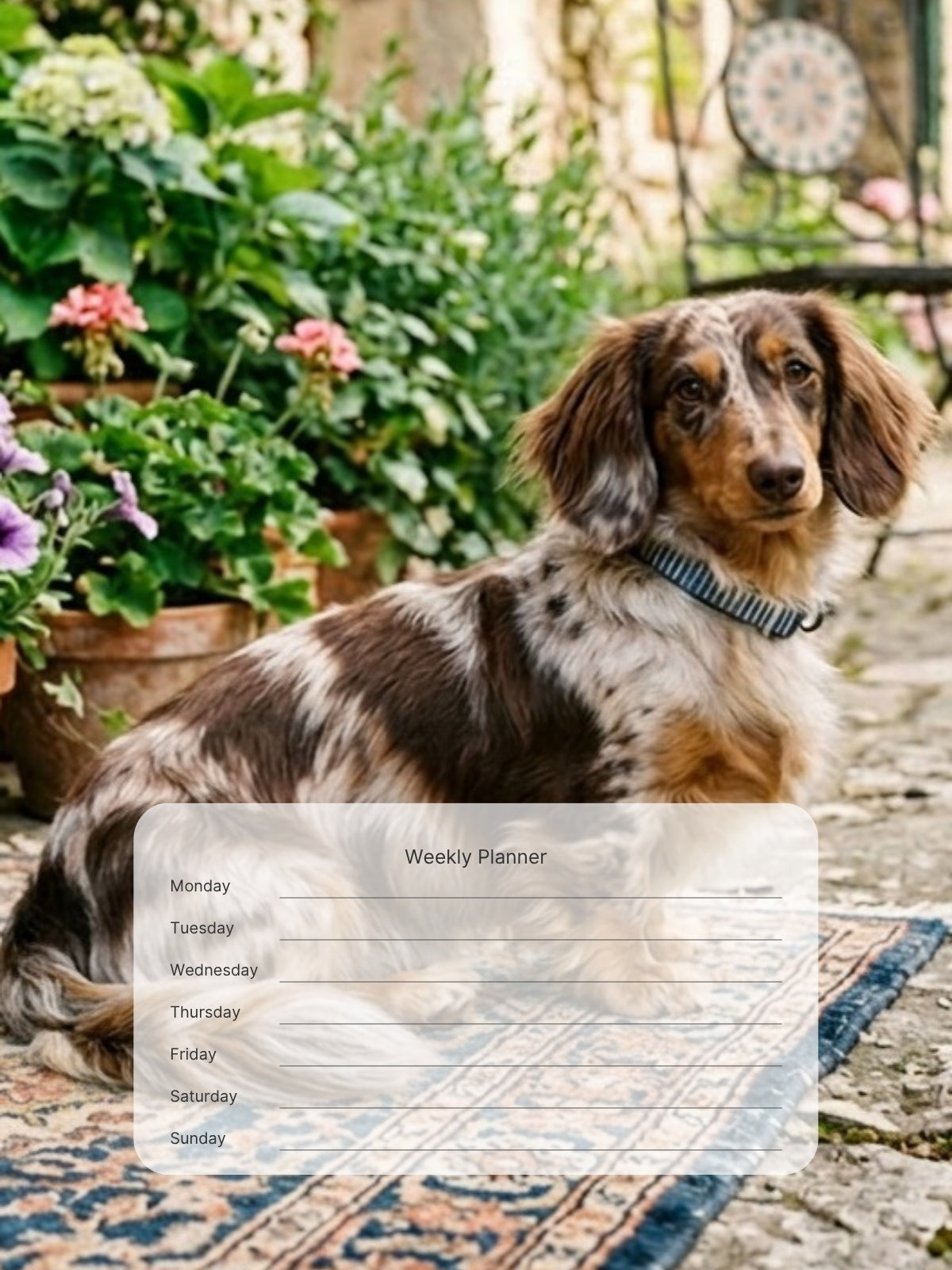 Dachshund Desktop Magnet/Memo Board