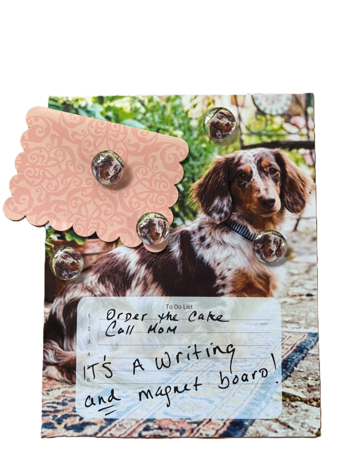 Dachshund Desktop Magnet/Memo Board