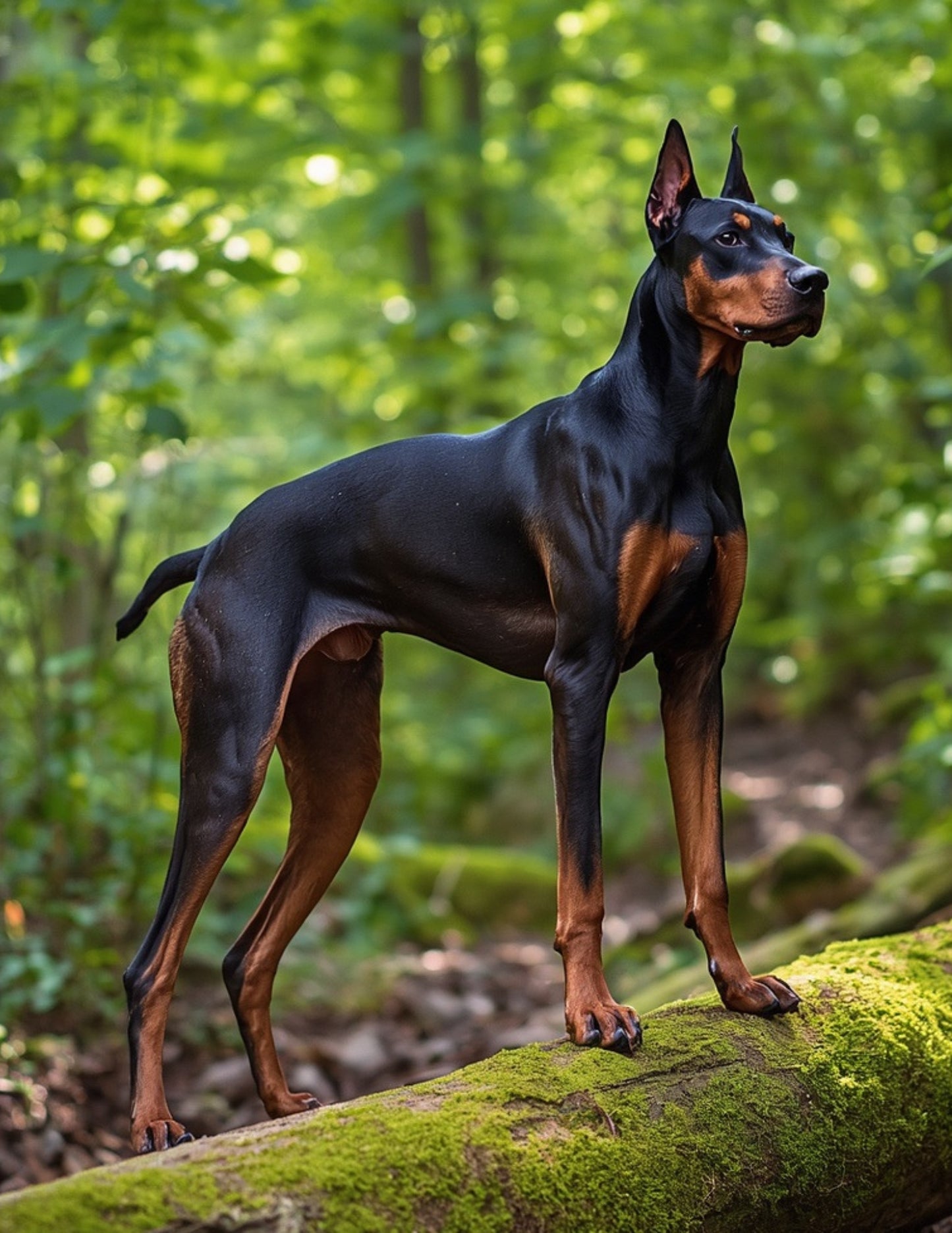 Doberman Pinscher Desktop Magnet/Memo Board
