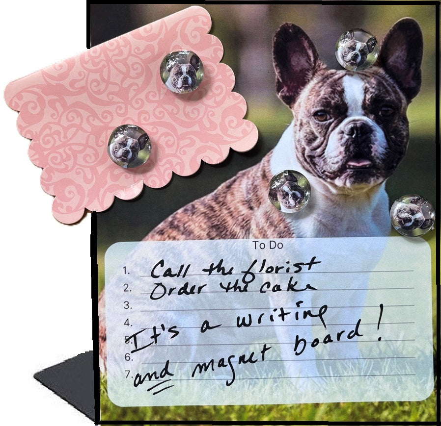 French Bulldog Desktop Magnet/Memo Board