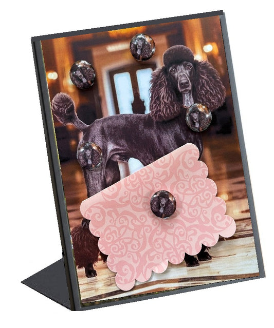 Poodle Desktop Magnet/Memo Board