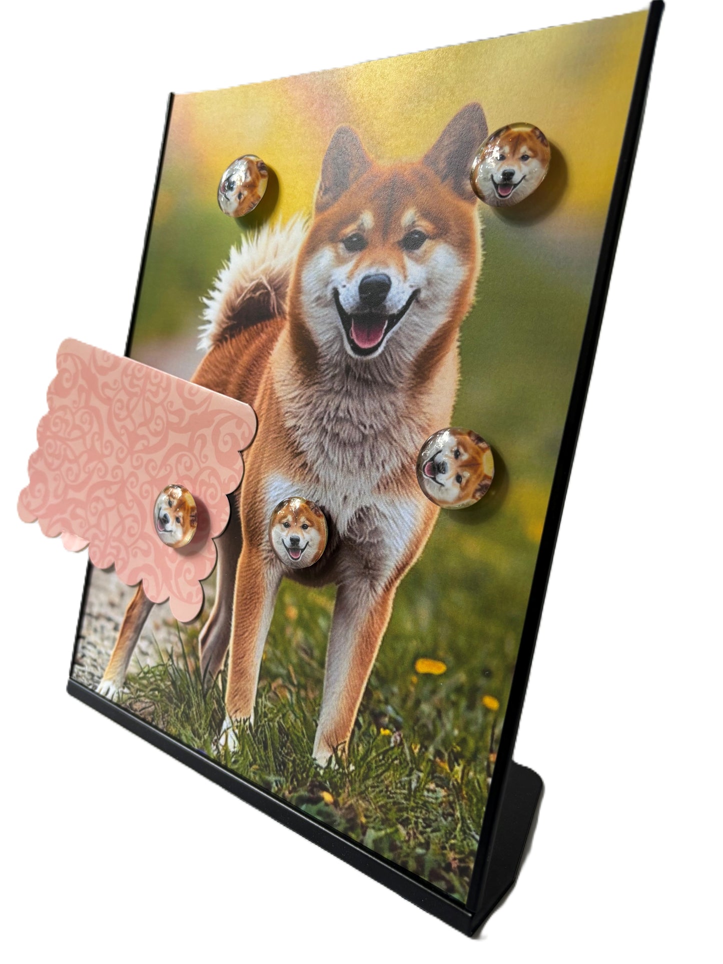 Shiba Lover Desktop Magnet/Memo Board