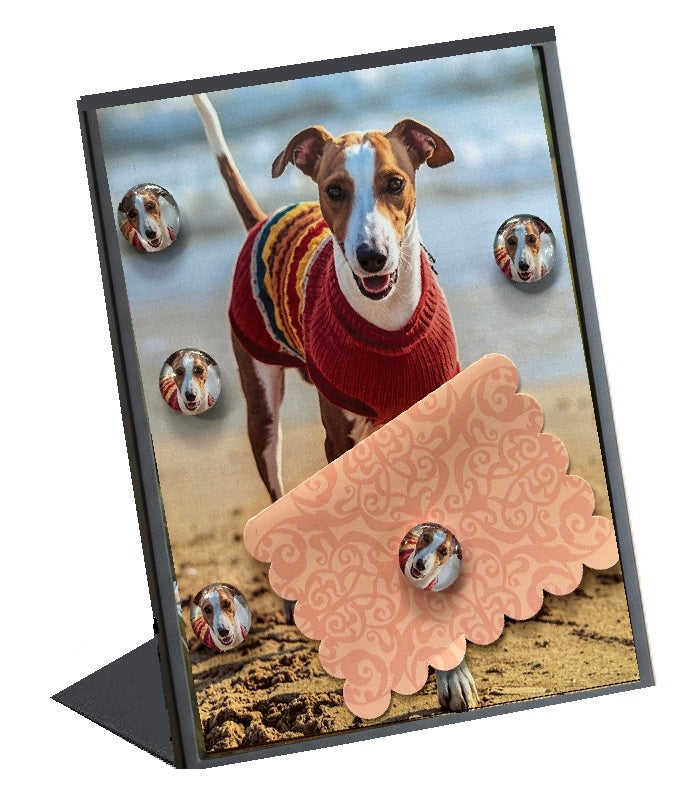 Whippet Lover Desktop Magnet/Memo Board